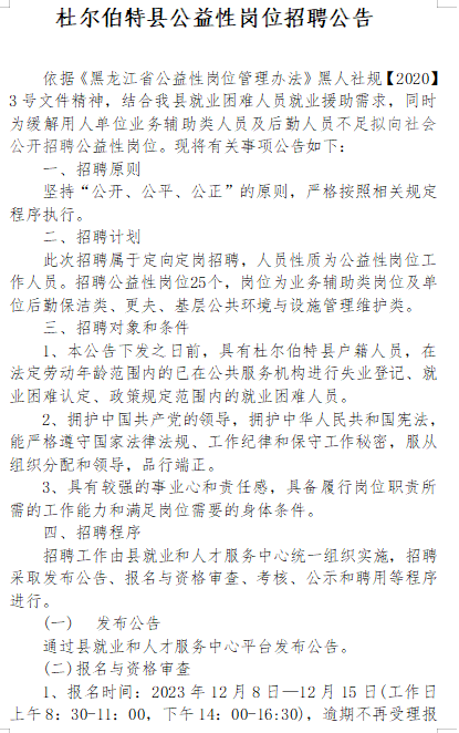 杜尔伯特蒙古族自治县托养福利事业单位最新项目研究简报